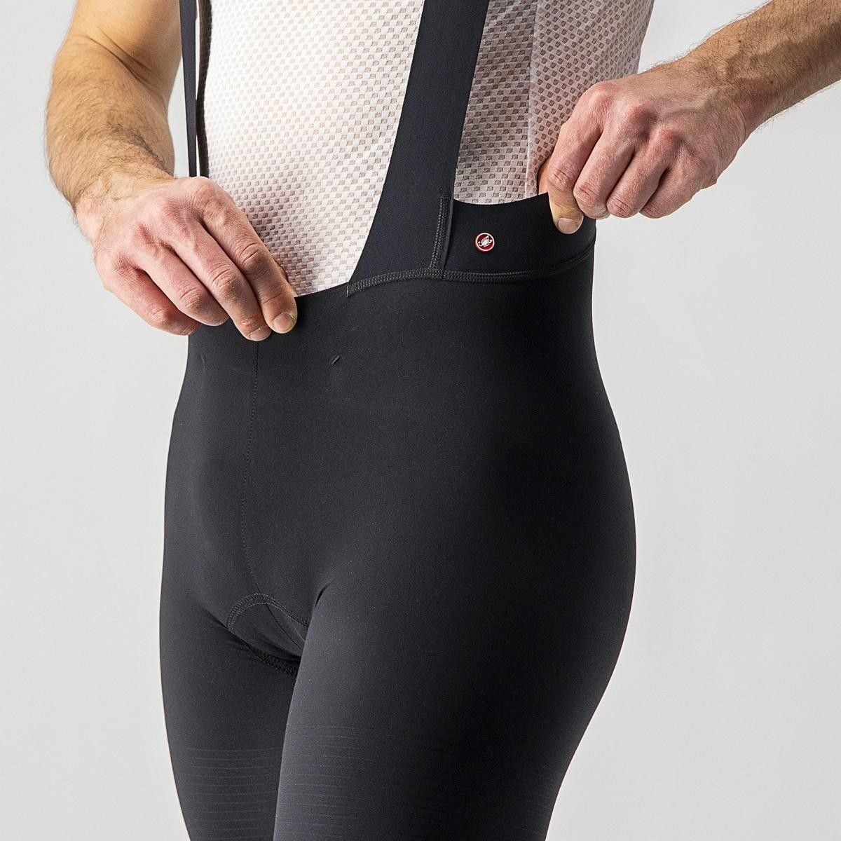 pantaloni scurti cu bretele castelli premio black negru xxxl 3