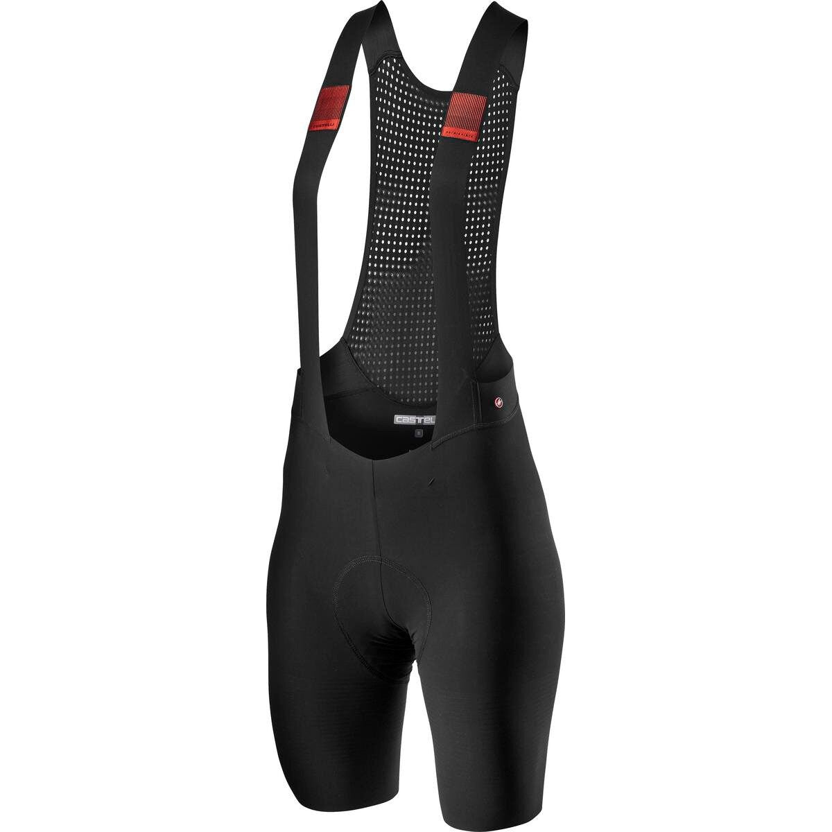 pantaloni scurti cu bretele castelli premio black w de dama negru l