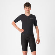 pantaloni scurti cu bretele castelli premio evo pentru barbati negru m