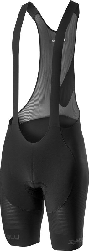 pantaloni scurti cu bretele castelli superleggera negru s 1