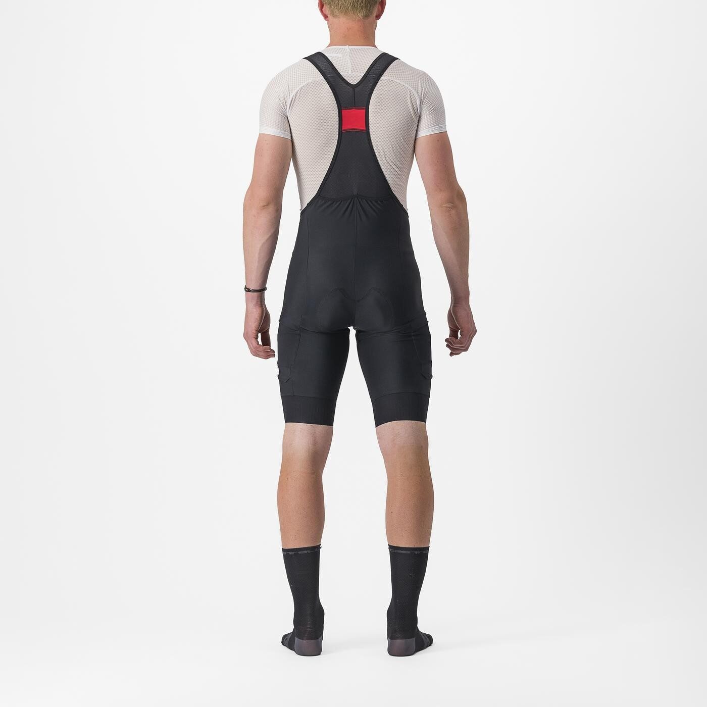 pantaloni scurti cu bretele castelli unlimited cargoshort negru xl 1