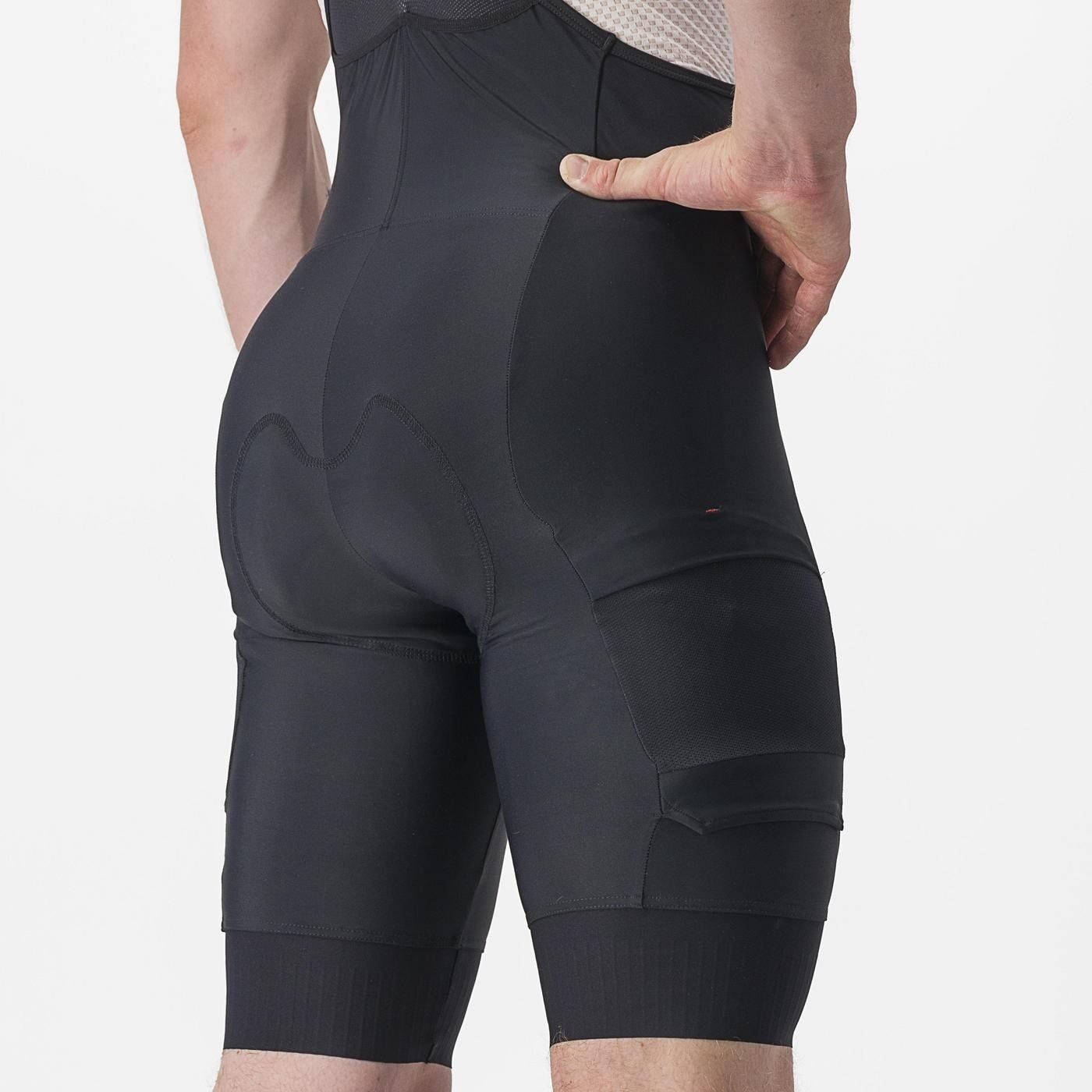 pantaloni scurti cu bretele castelli unlimited cargoshort negru xl 3
