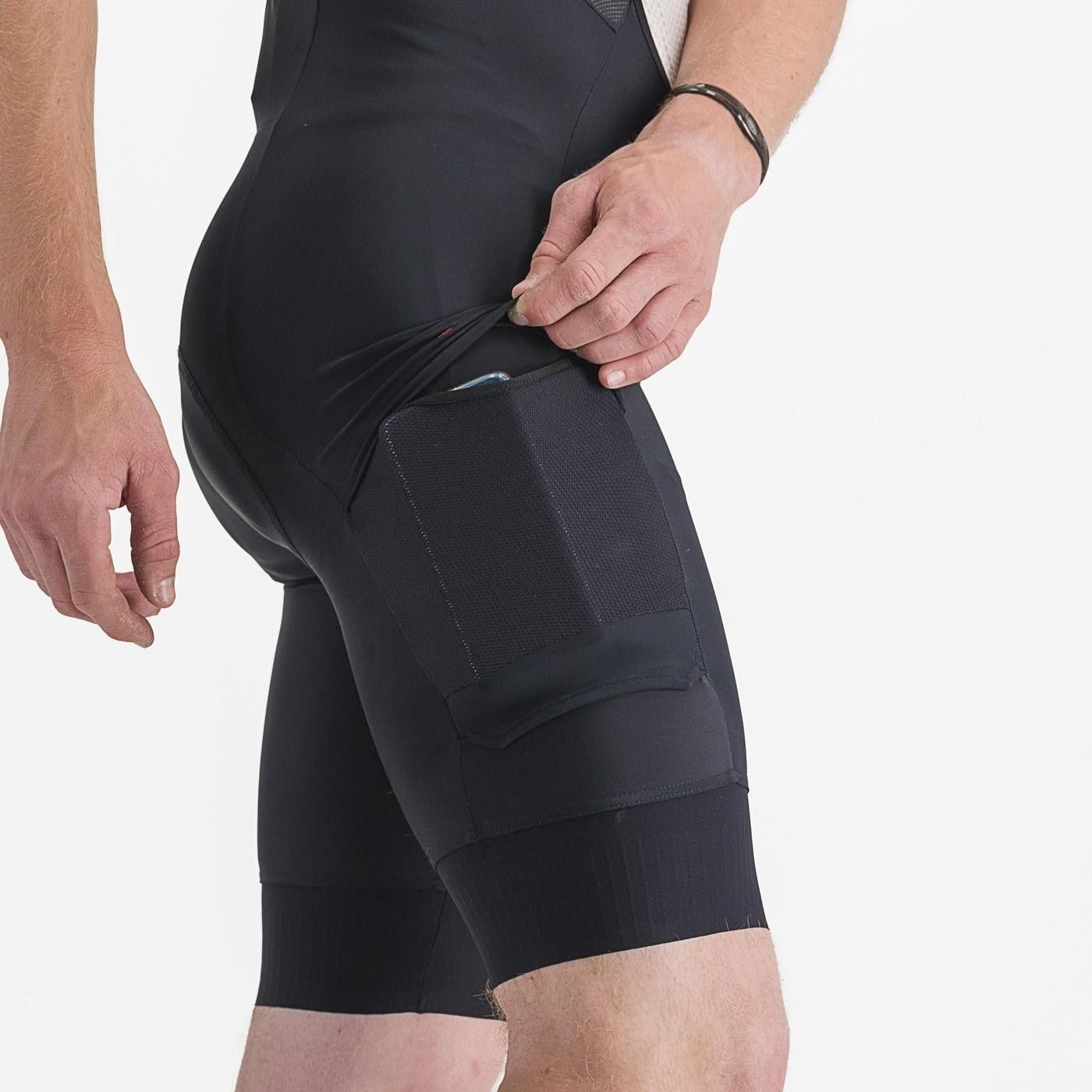 pantaloni scurti cu bretele castelli unlimited cargoshort negru xl 4