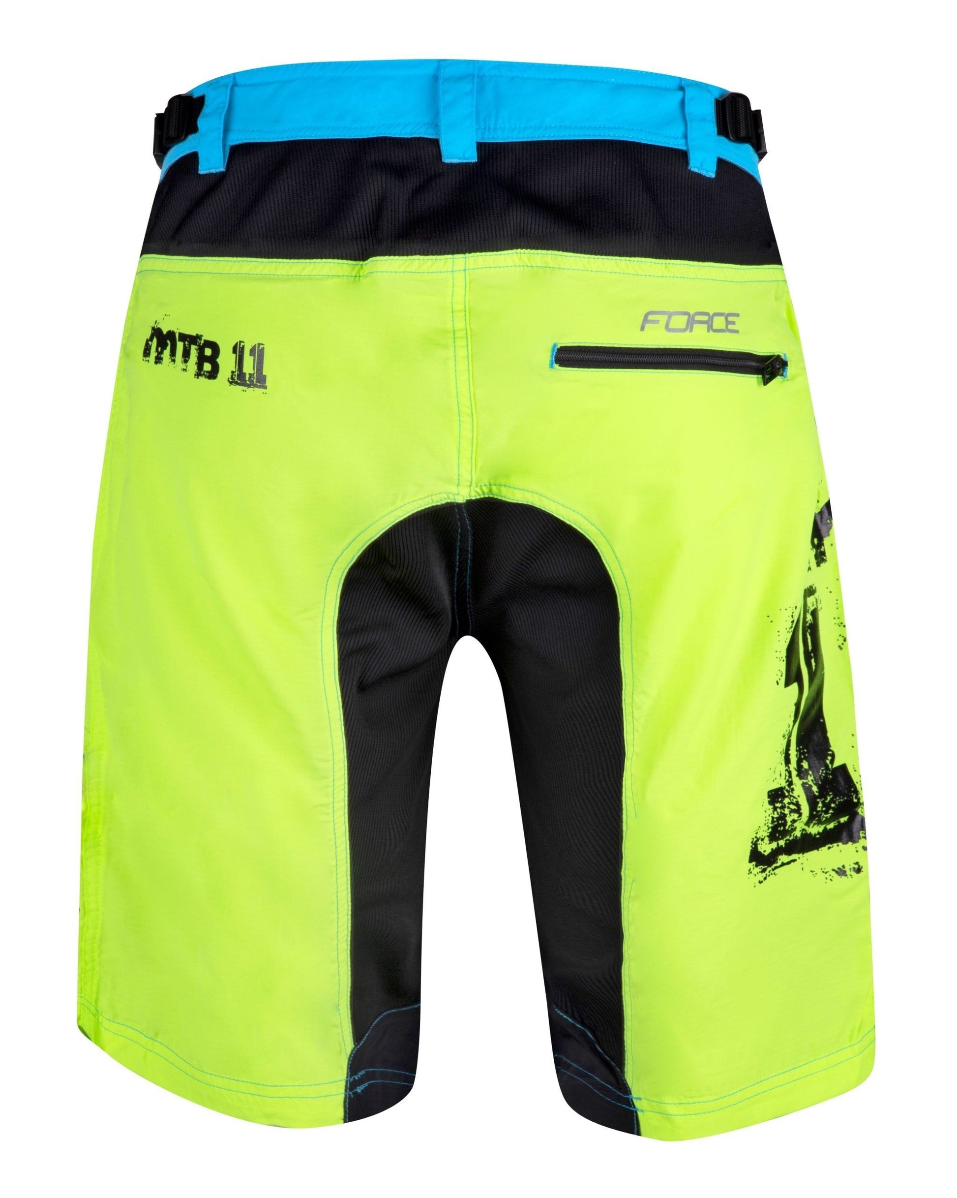 pantaloni scurti force mtb 11 bazon detasabil galben fluo bleu negru xs 1 scaled