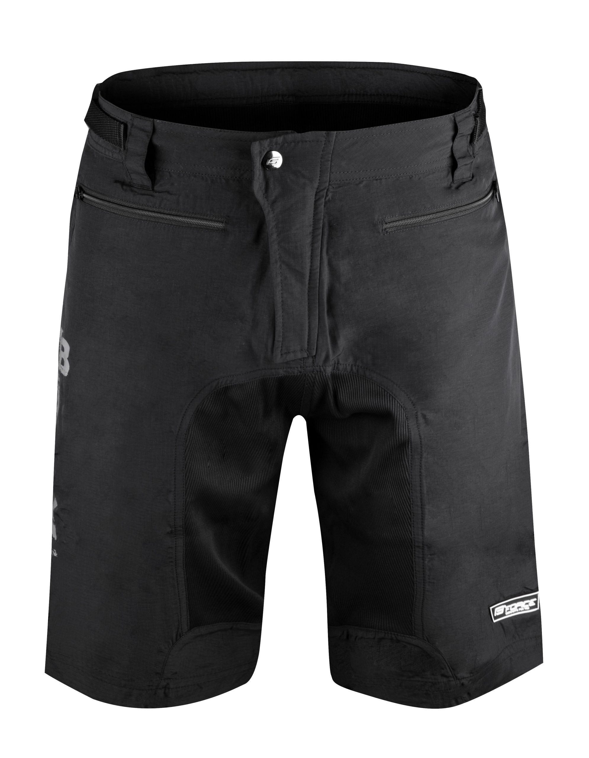 pantaloni scurti force mtb 11 bazon detasabil negru antracit m scaled