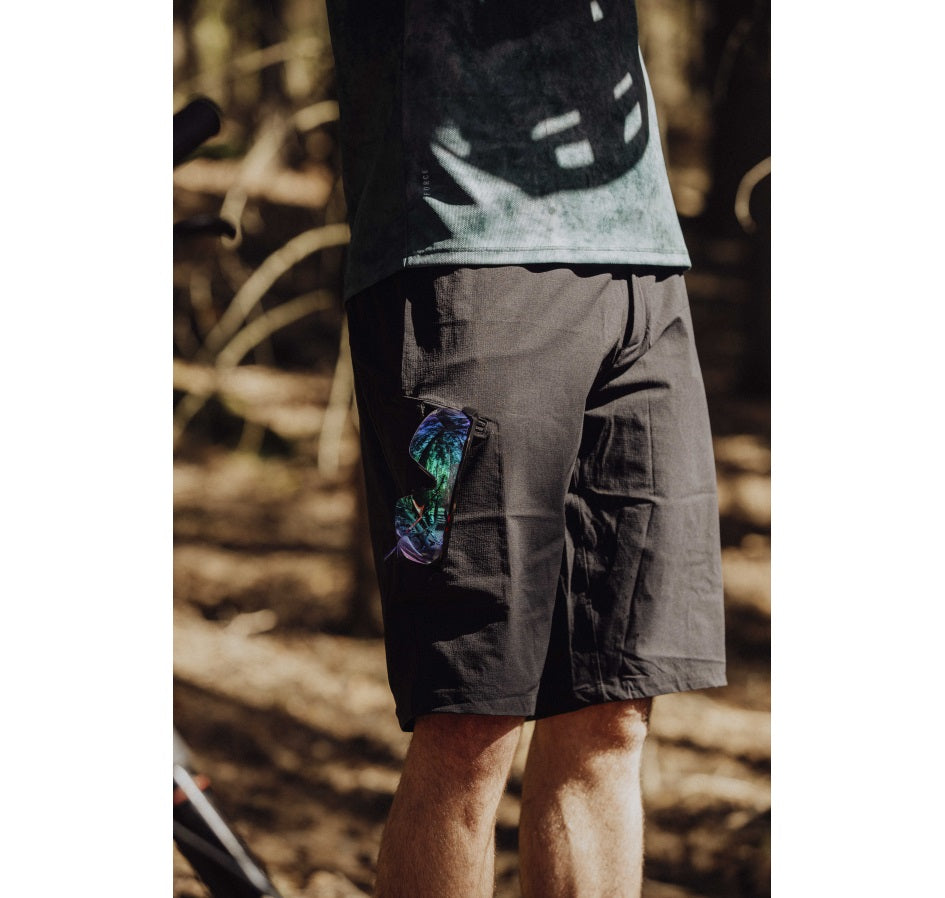 Pantaloni Scurti Force Rebel MTB Negri XXXL