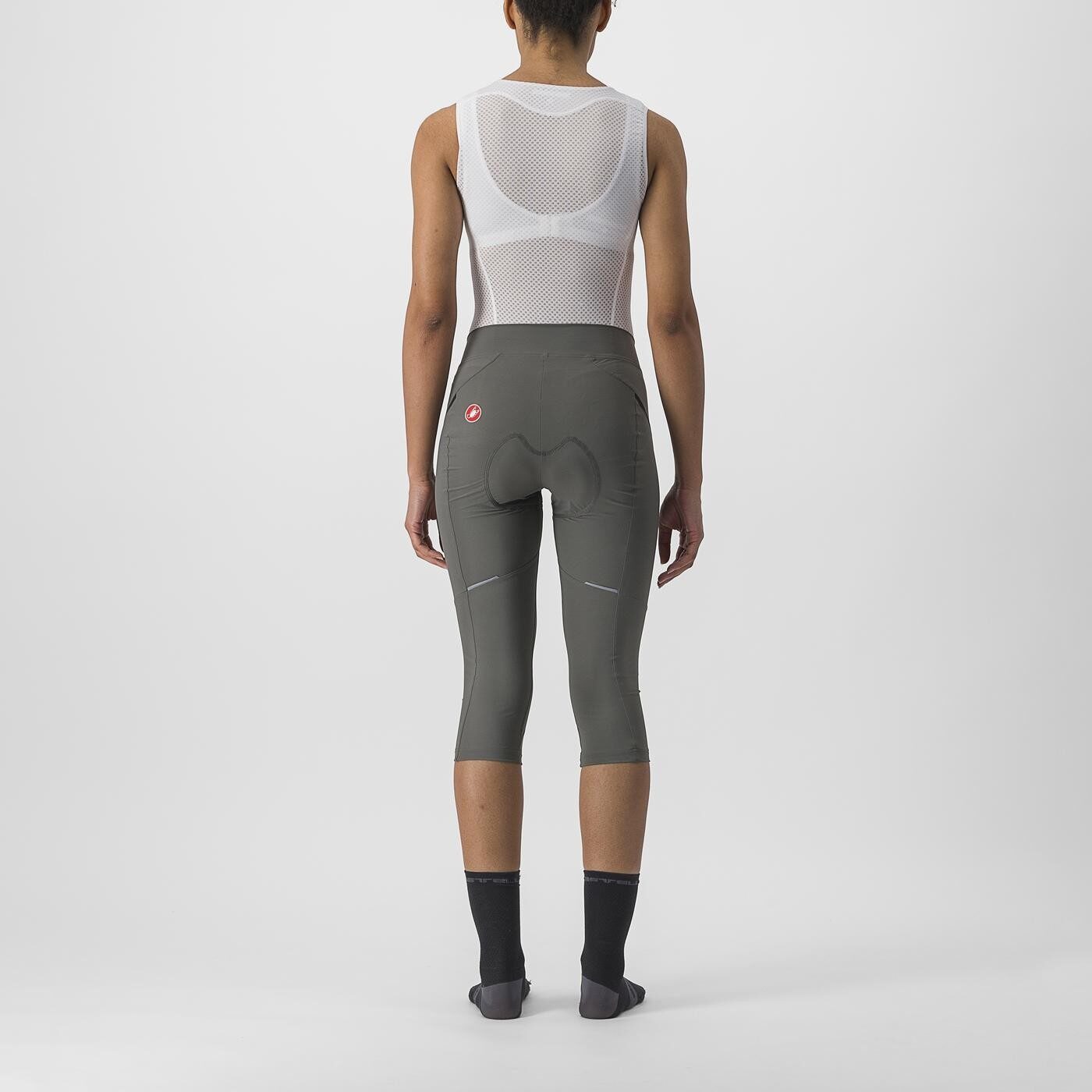 pantaloni trei sferturi castelli velocissima 3 de dama gri antracit s 1