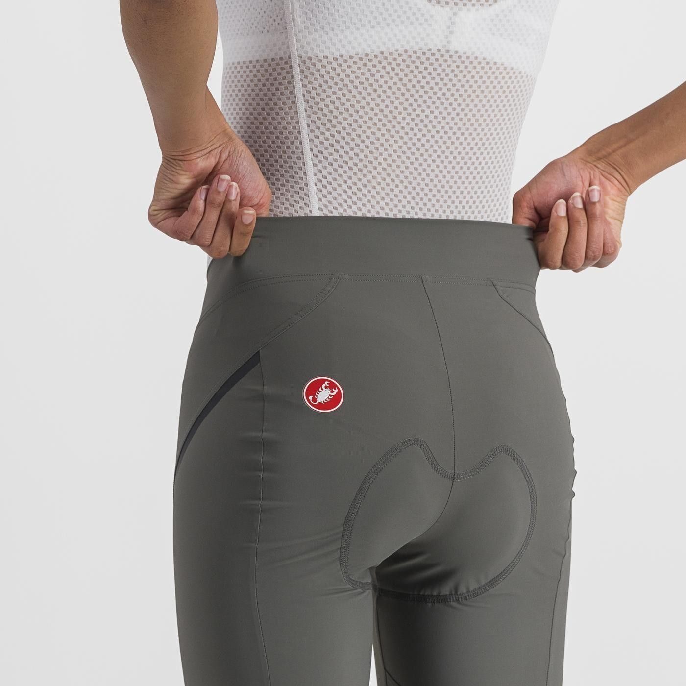 pantaloni trei sferturi castelli velocissima 3 de dama gri antracit s 4