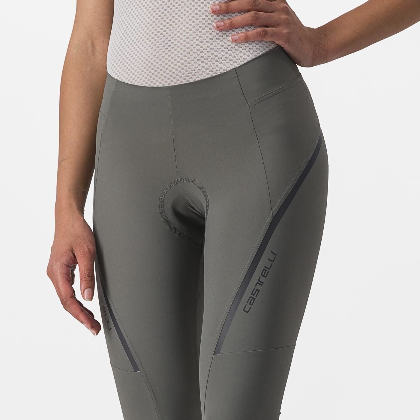 pantaloni trei sferturi castelli velocissima 3 de dama gri antracit xs 2