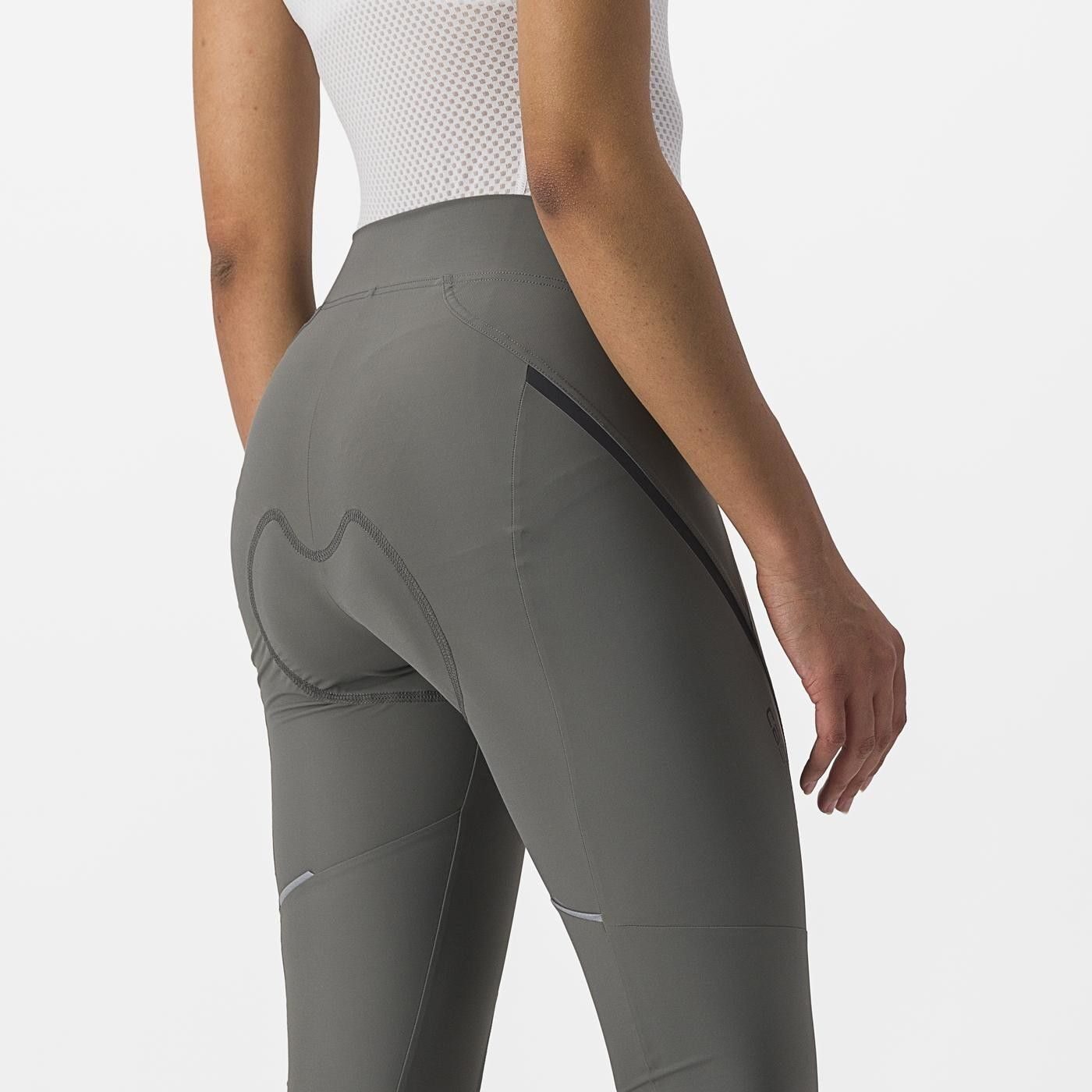 pantaloni trei sferturi castelli velocissima 3 de dama gri antracit xs 3