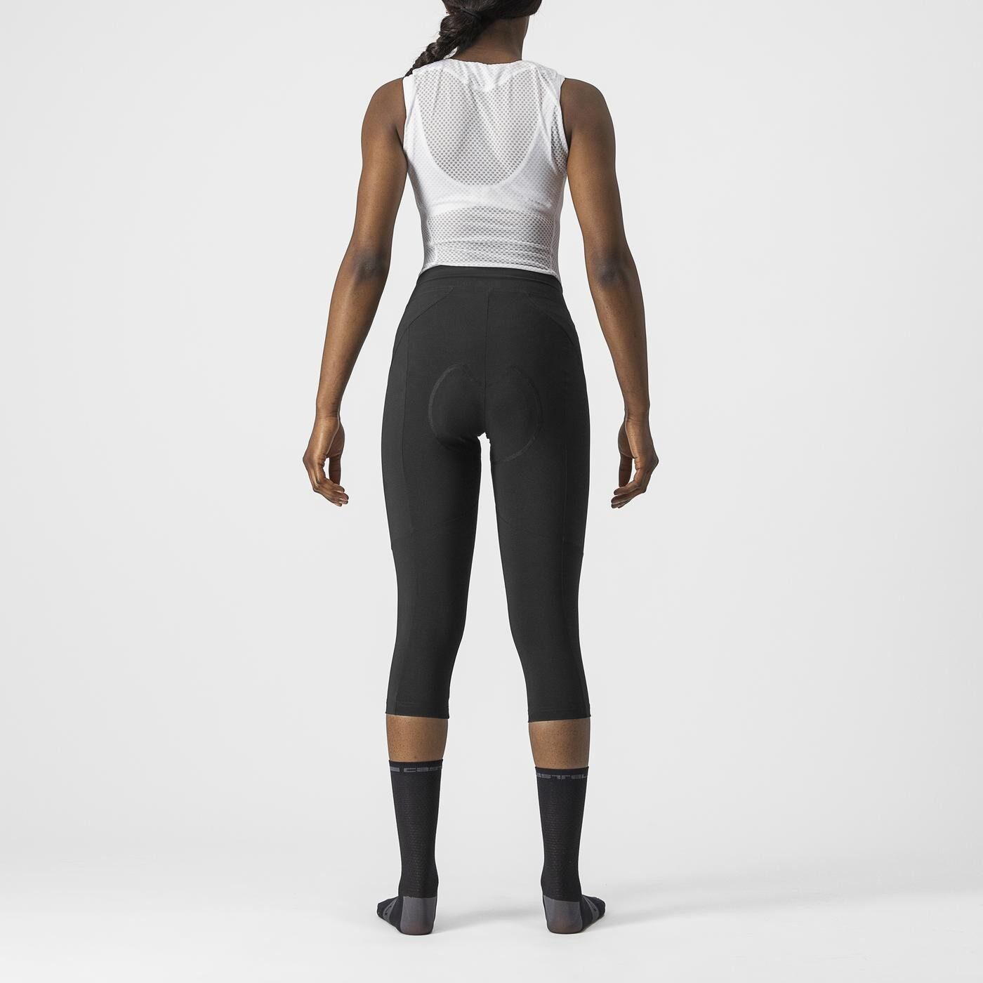 pantaloni trei sferturi castelli velocissima 3 de dama negru l 1
