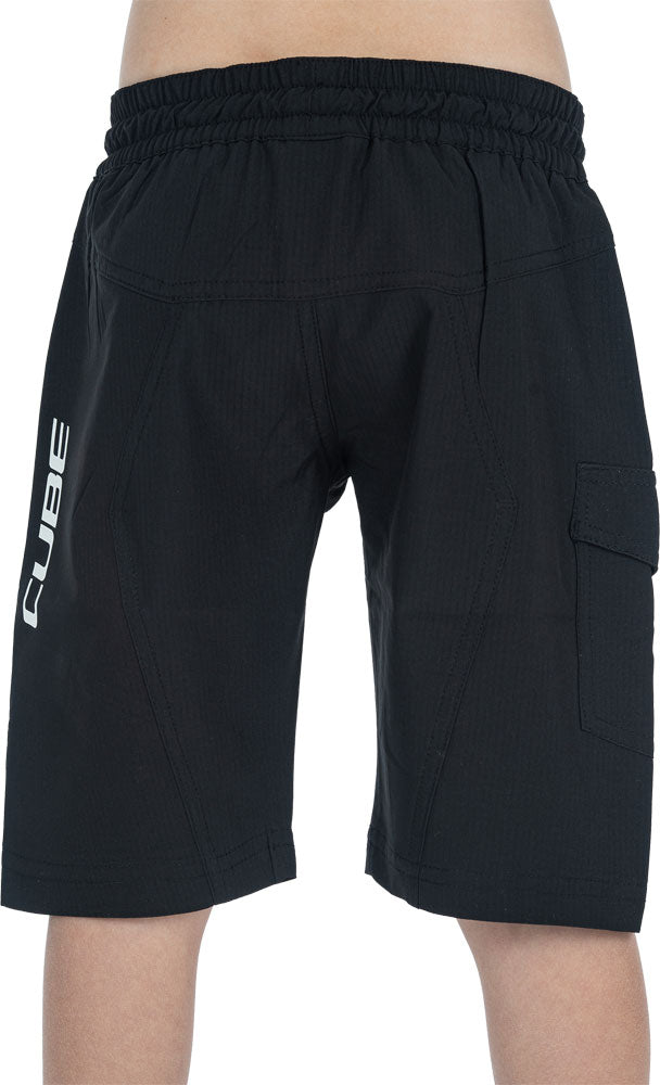 Pantaloni CUBE Teamline Baggy Rookie Black/White