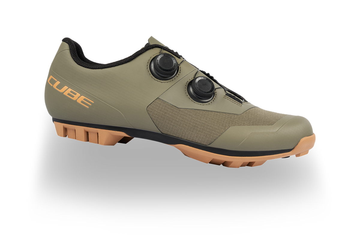 Pantofi Ciclism CUBE Peak Pro Olive