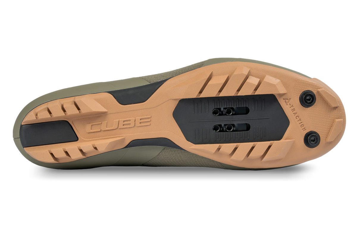 Pantofi Ciclism CUBE Peak Pro Olive