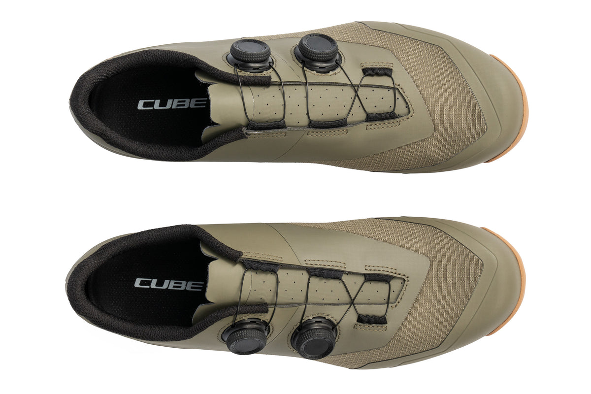 Pantofi Ciclism CUBE Peak Pro Olive