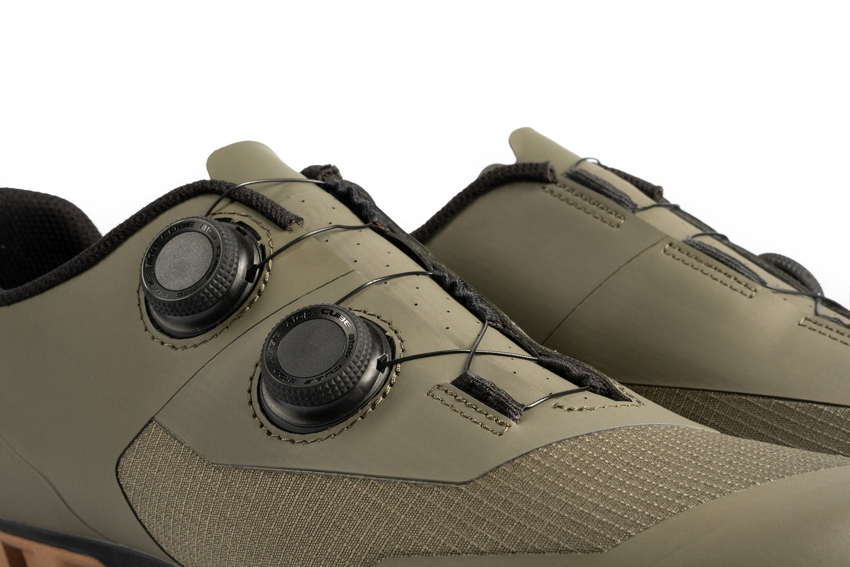 Pantofi Ciclism CUBE Peak Pro Olive