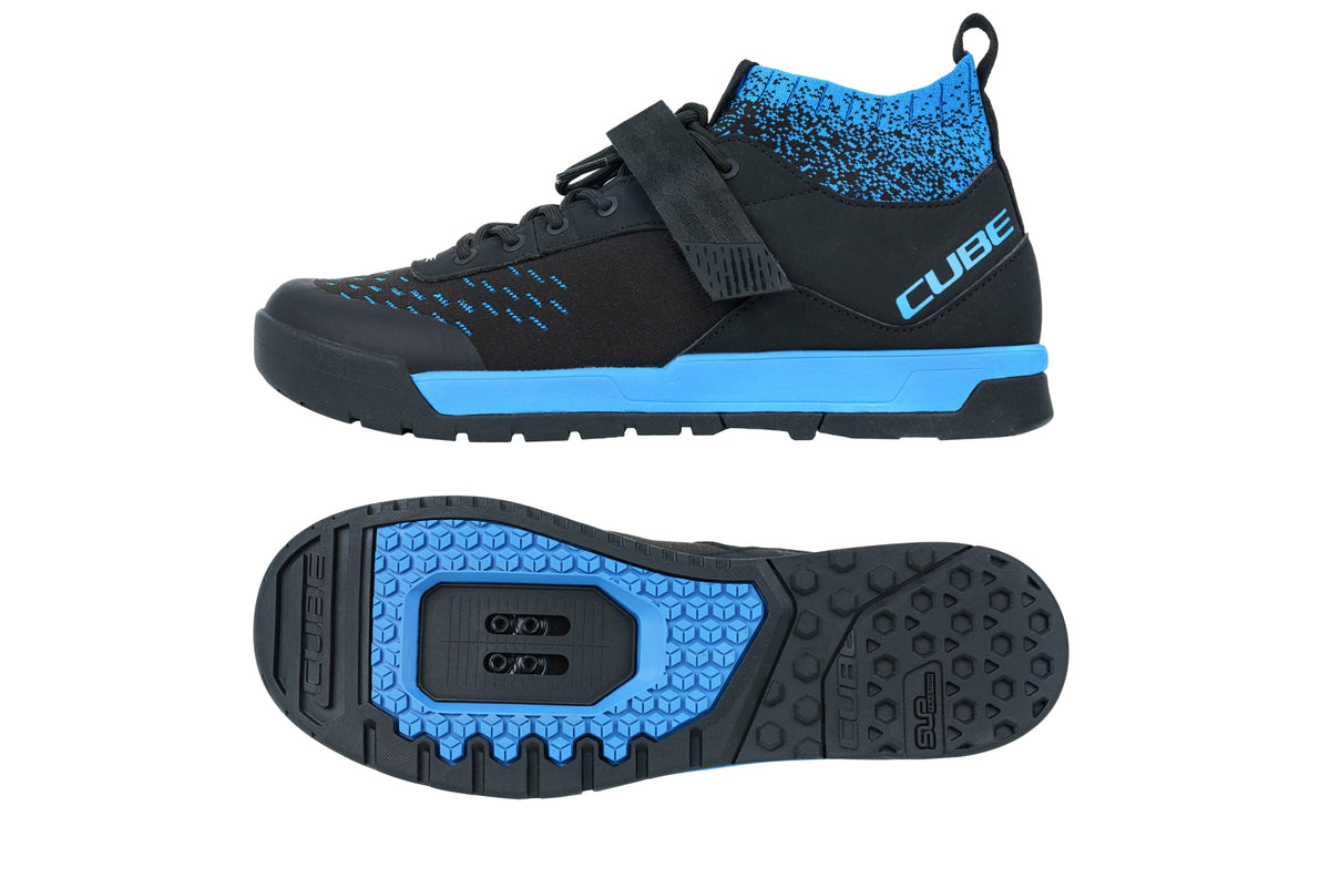 Pantofi Ciclism CUBE Shoes Gty Strix Black Blue