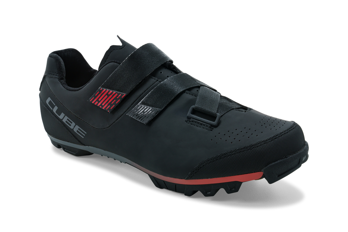 Pantofi Ciclism CUBE Shoes MTB Peak Black Red