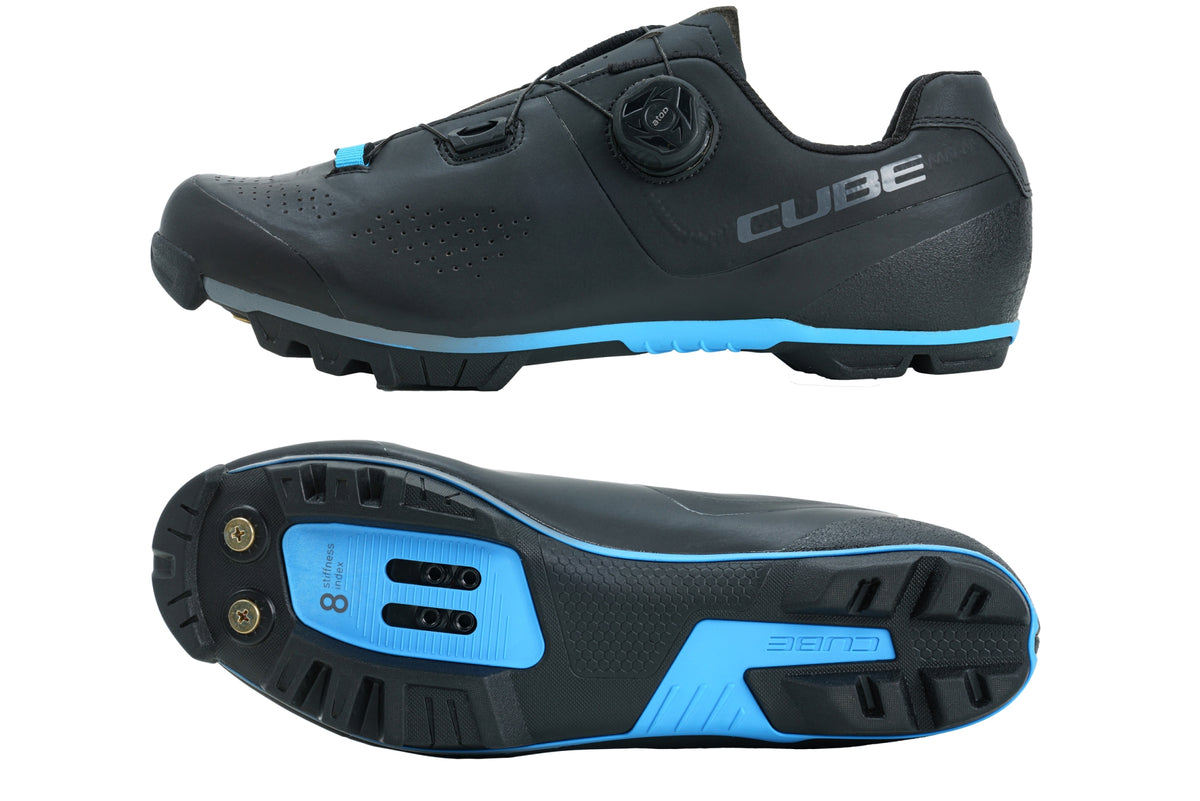 Pantofi Ciclism CUBE Shoes MTB Peak Pro Black Blue