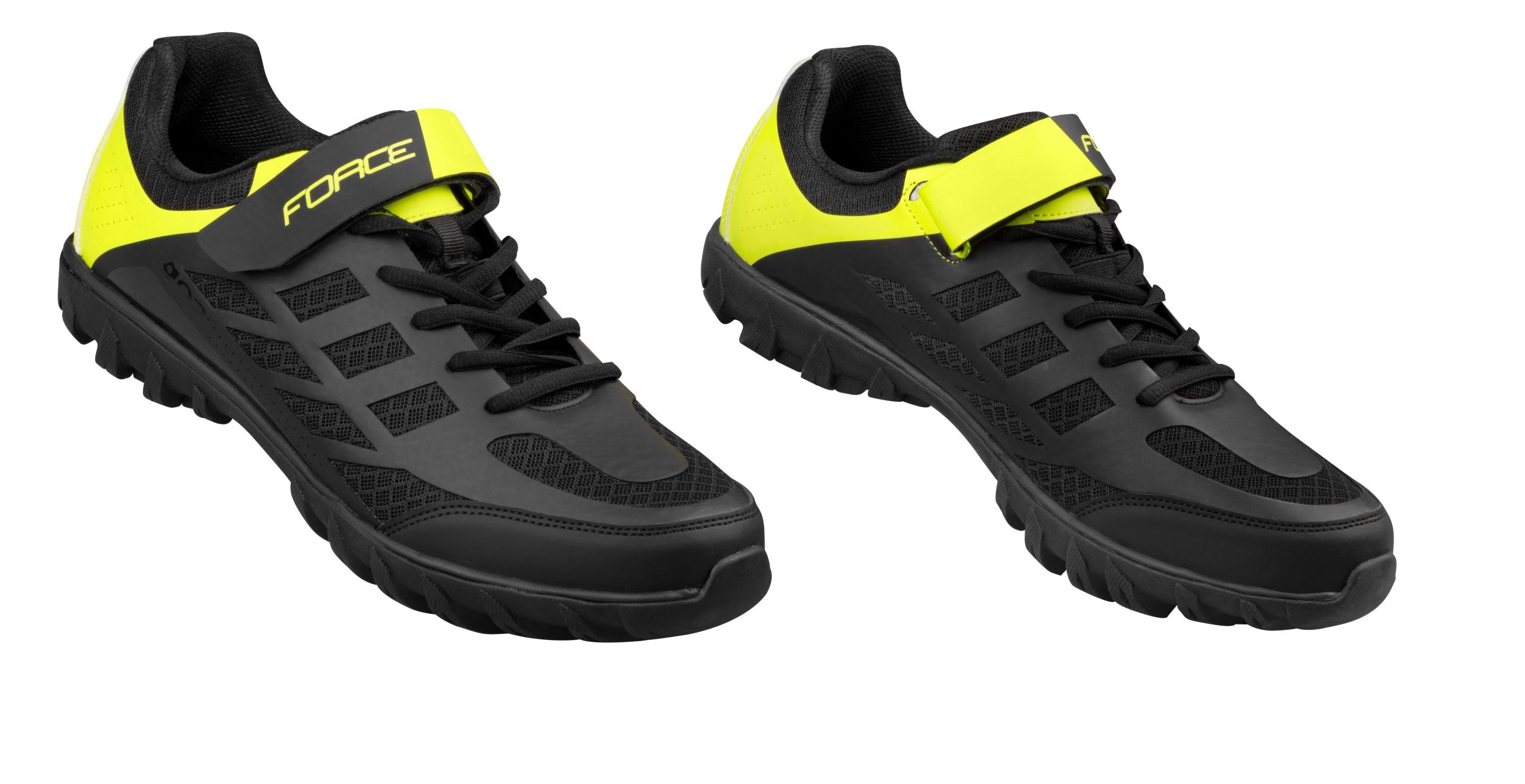 Pantofi Force Go 2, Negru-Fluo 44