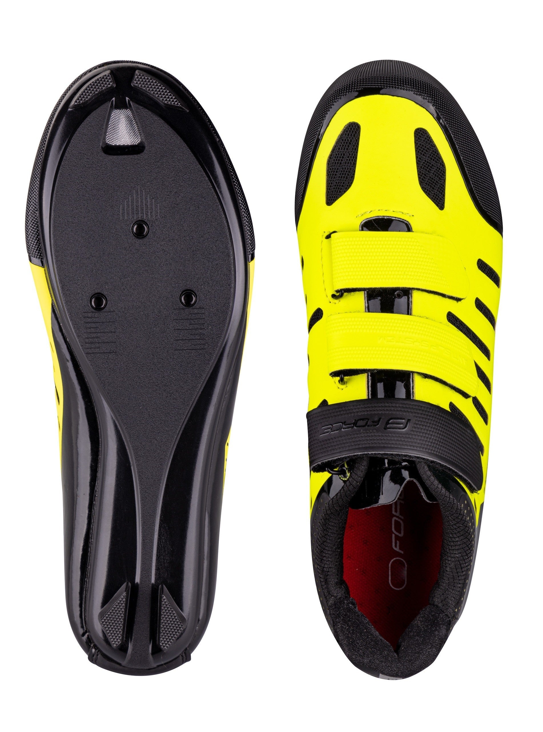 Pantofi Force Road Lash, negru/fluo, 36