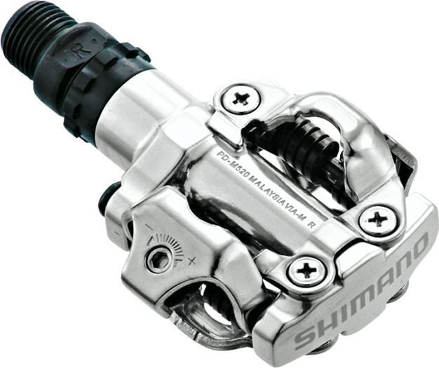 pedala shimano pd m520s spd argintiu