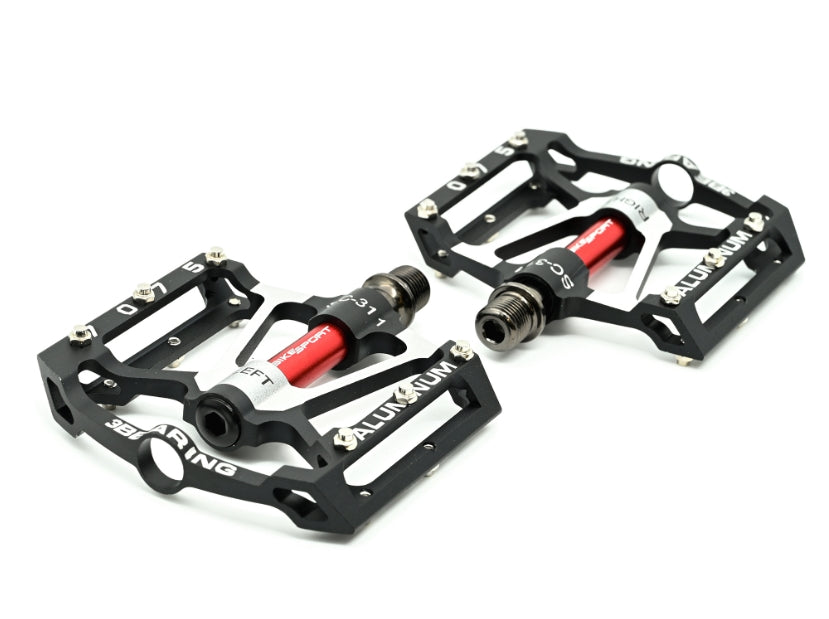 Pedale Bikesport West Biking Aluminiu CNC cu 3 rulmenti