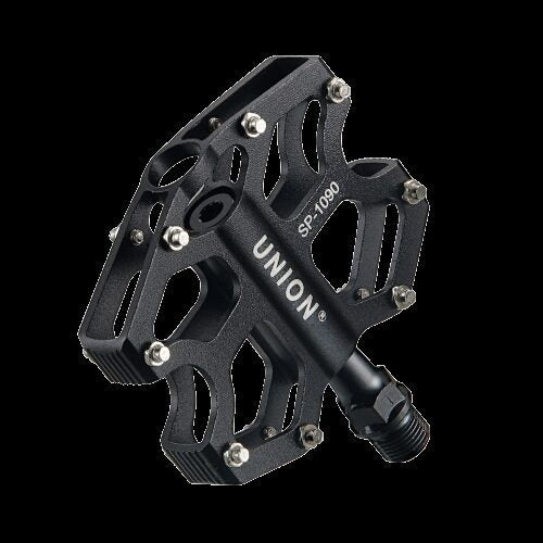 pedale union sp 1090 aluminiu extrudat negru cnc ax cr mo platforma rulmenti capsulati am