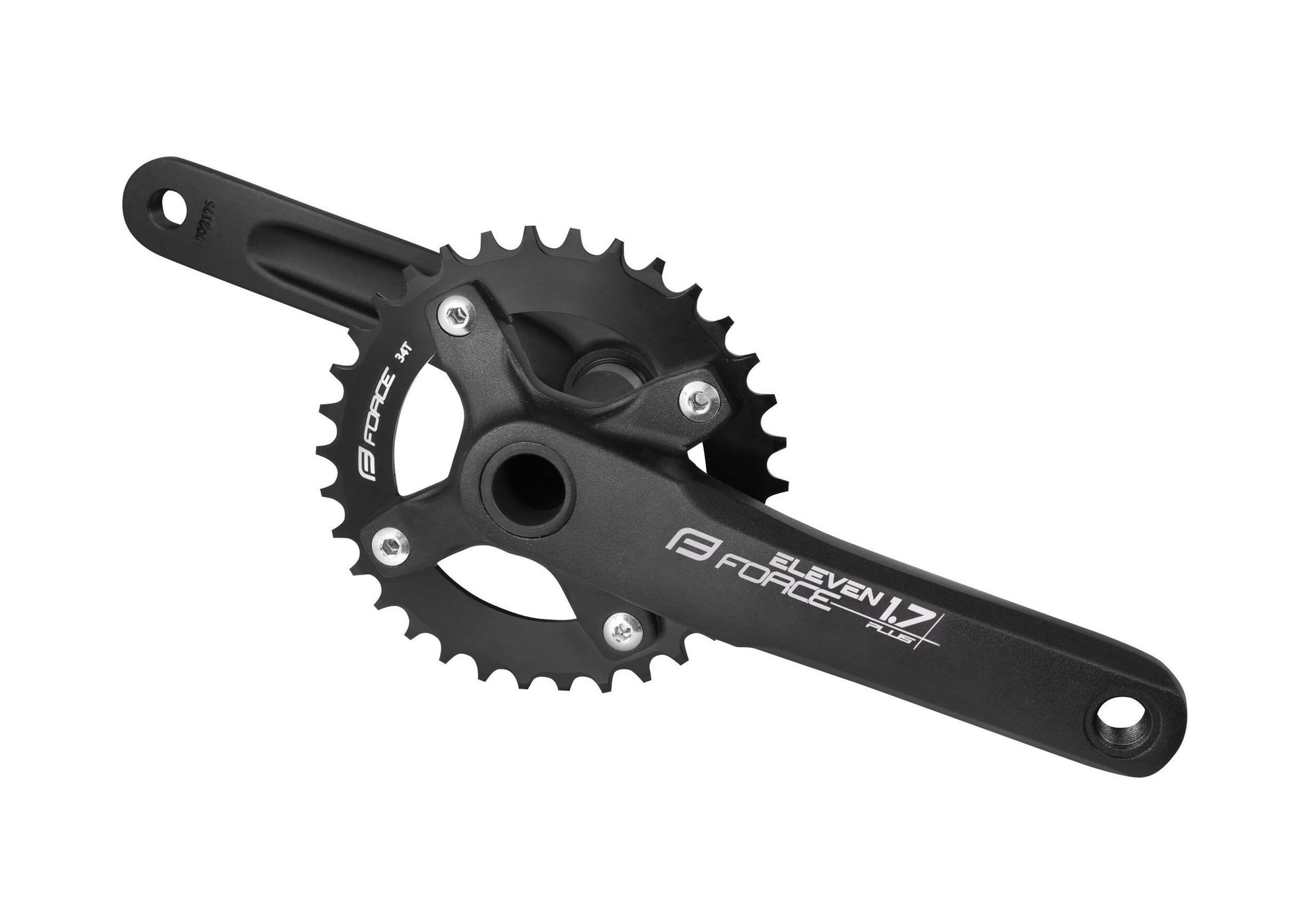 pedalier force eleven 17 34t 175mm al black monobloc inclus scaled
