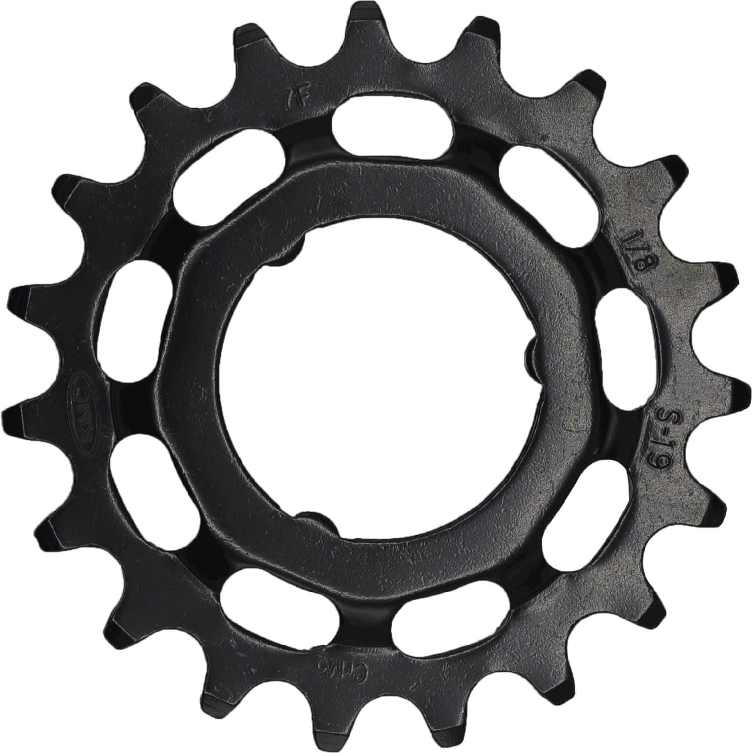 Pinion KMC pentru Shimano Cr-Mo Negru 17T 1/8