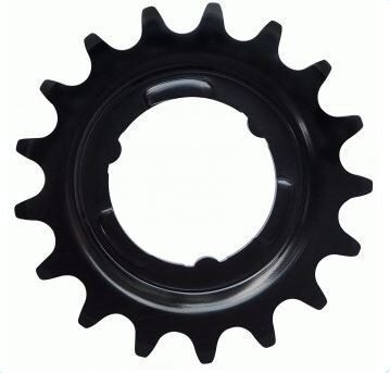 pinion kmc pentru shimano cr mo negru 18t 1 8