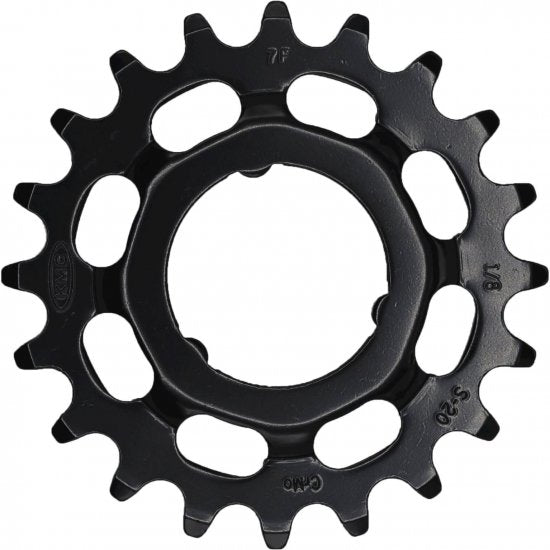 Pinion KMC pentru Shimano Cr-Mo Negru 21T 1/8