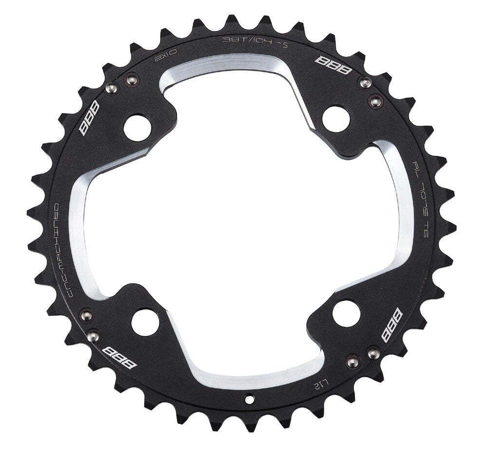placa pedalier bbb bcr 45s mtbgear comp 2x10 shimxt 42t 104mm
