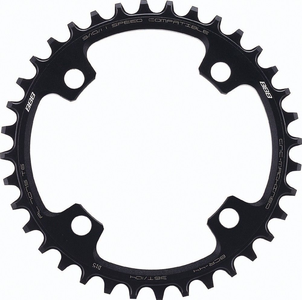 placa pedalier bbb mtbgear narrow wide 1x9 10 11 36t 104mm