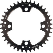 placa pedalier kmc 38t 19mm bcd104 al7075 neagra