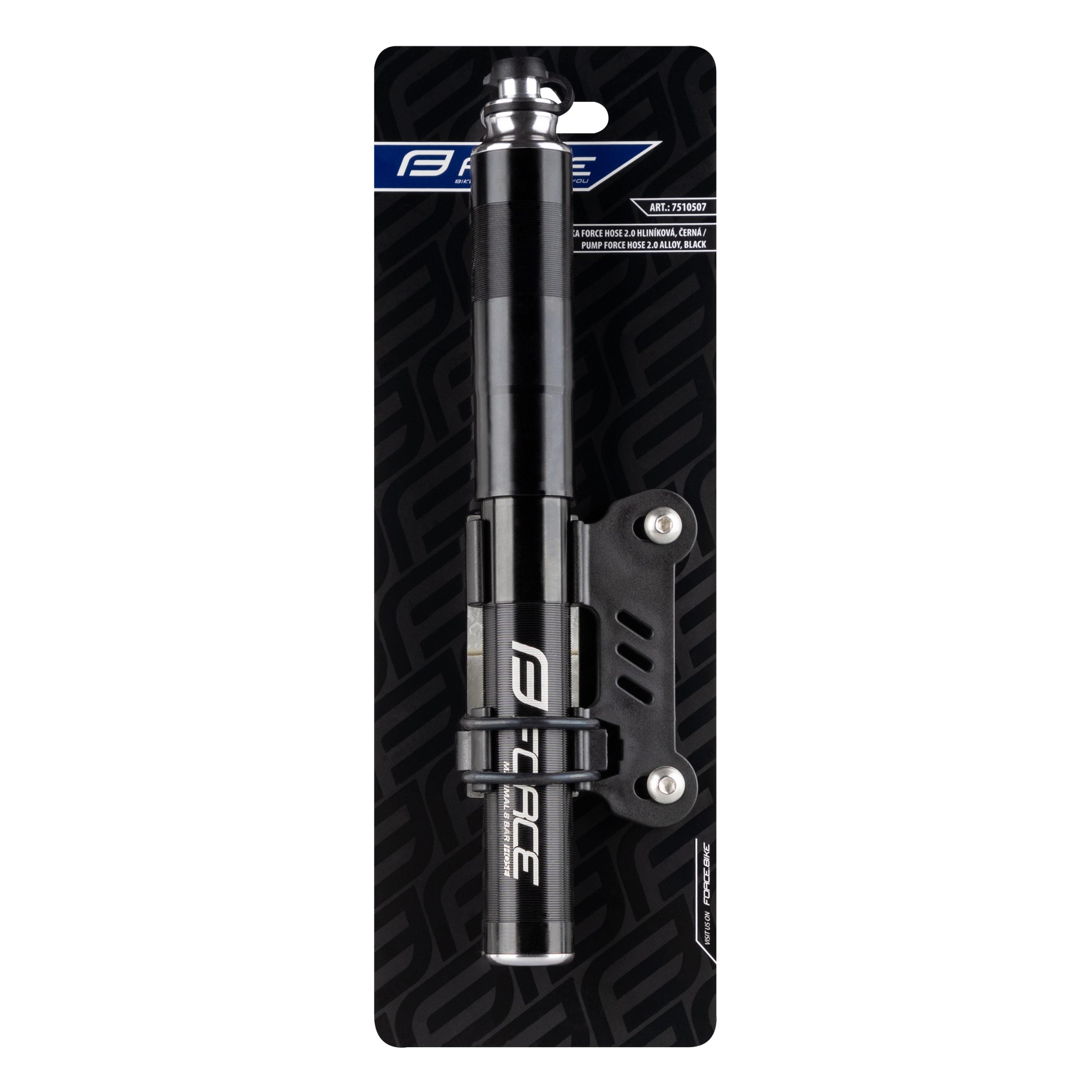 Pompa Force HOSE 2.0, alloy, negru
