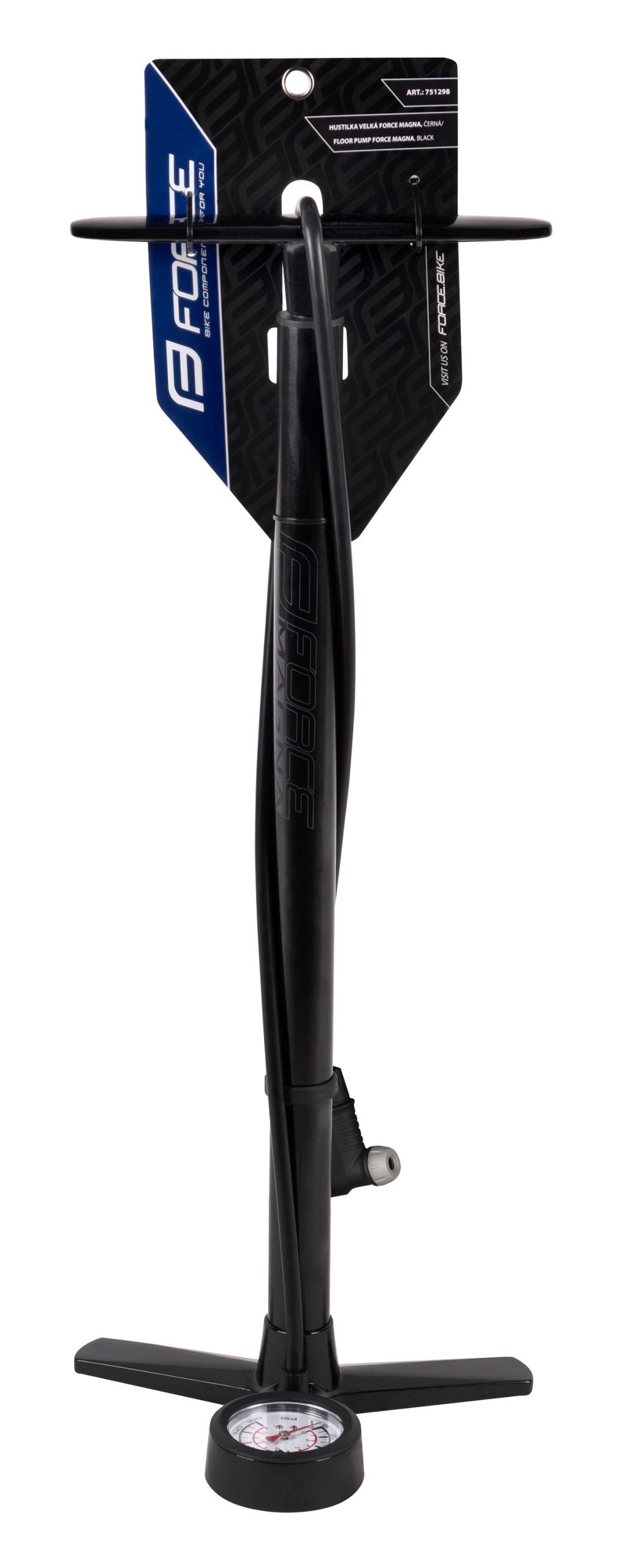 Pompa podea Force Magna 2.0  11 bar, neagra