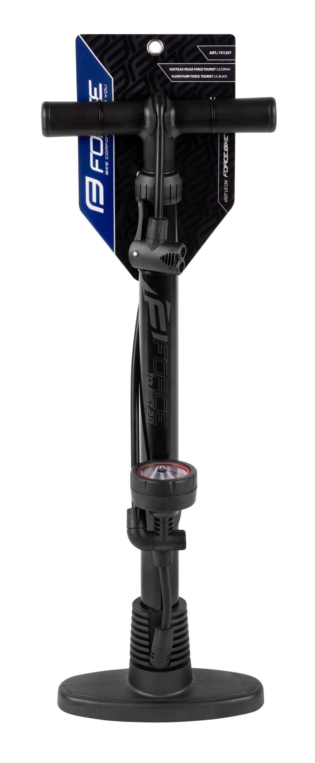 pompa podea force tourist 20 steel 11 bar neagra 1 scaled