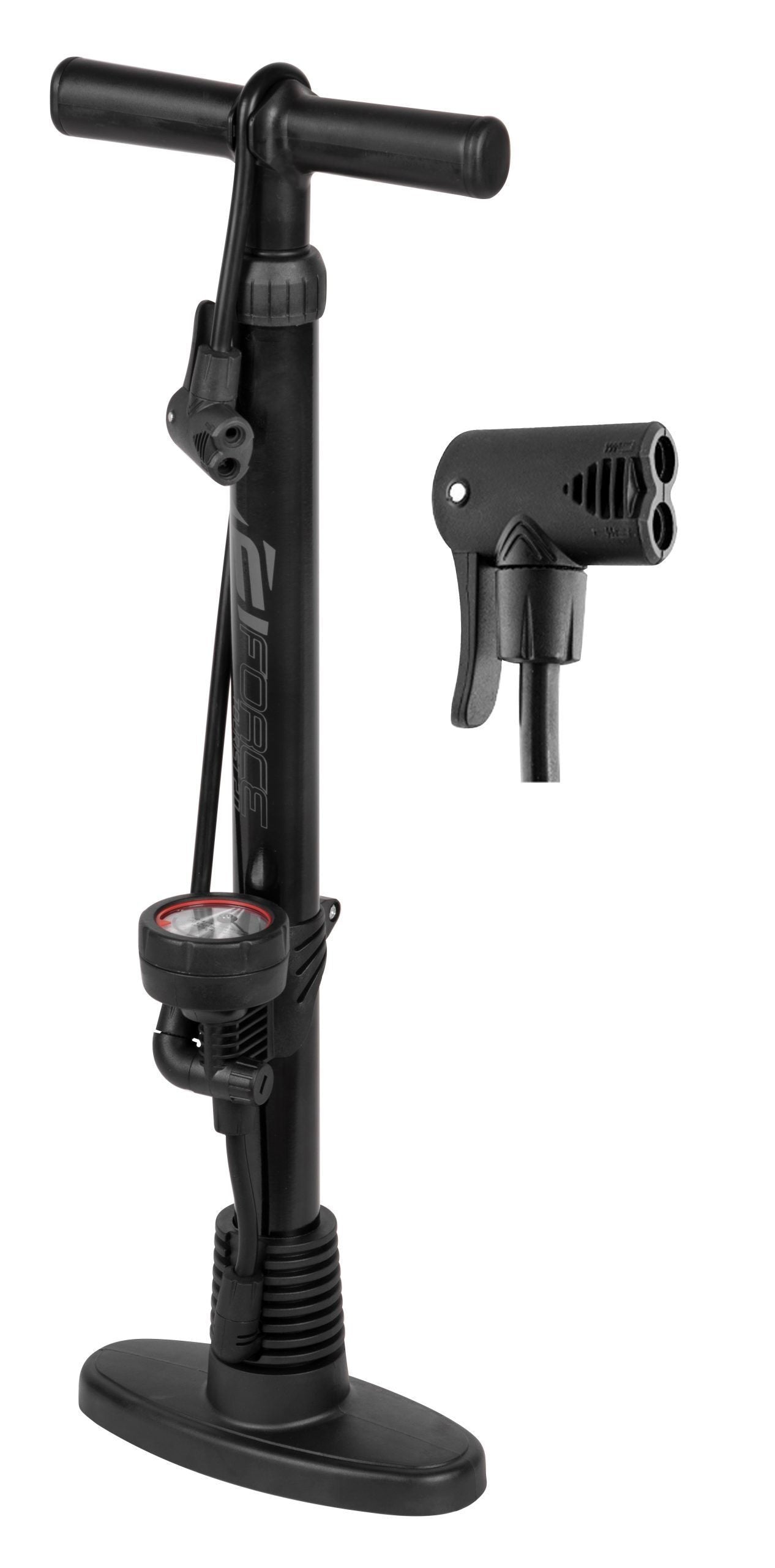 pompa podea force tourist 20 steel 11 bar neagra scaled