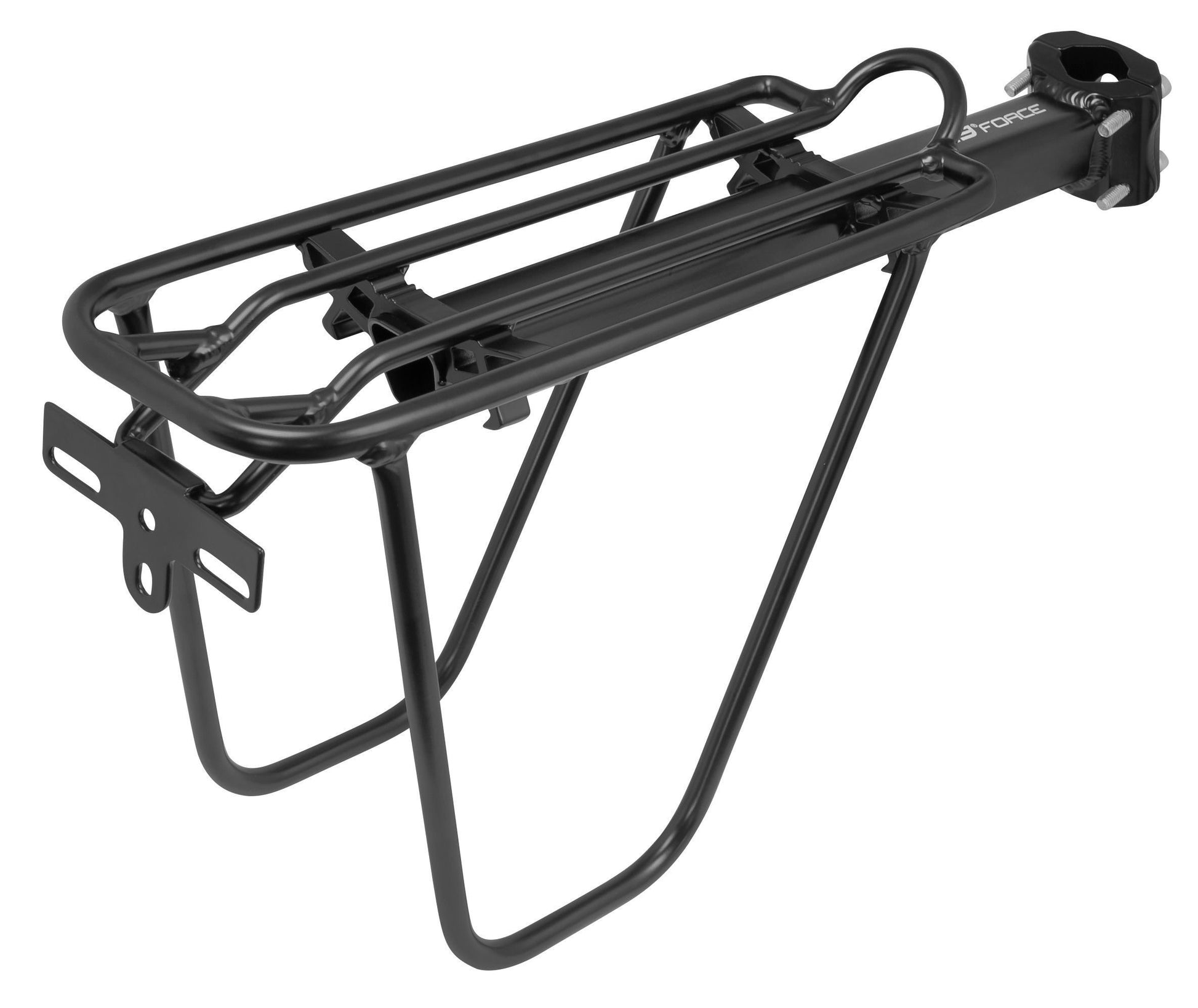 portbagaj aluminiu force 24 29 cu laterale si clema negru 1