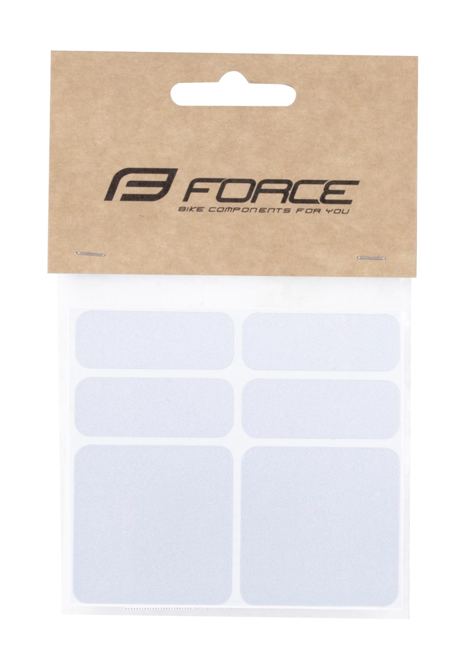 Protectie cadru Force autocolante set 6 bucati argintiu reflectorizant