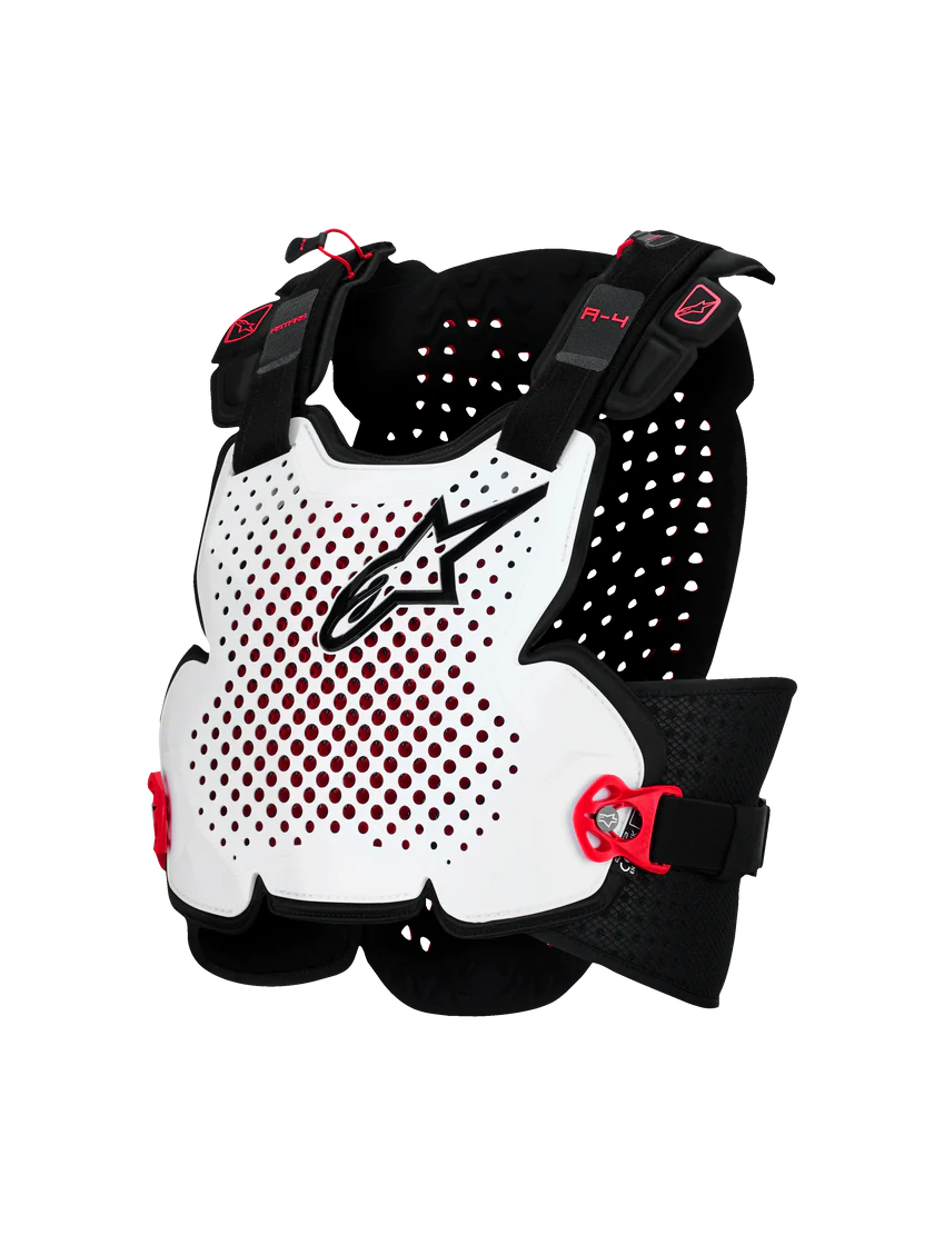 Protectie Corp Alpinestars A-4 Plasma Chest Protector negru/rosu/alb XL/XXL