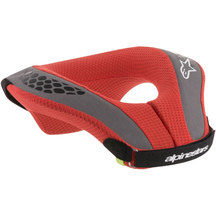 Protectie Gat Alpinestars Sequence Youth Neck Roll pentru copii negru/rosu L/XL