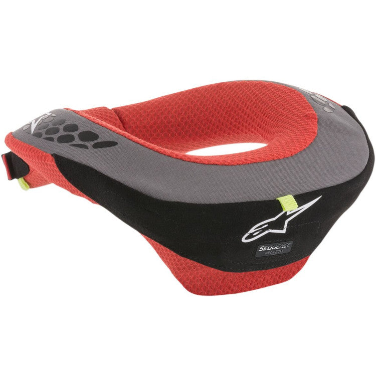 Protectie Gat Alpinestars Sequence Youth Neck Roll pentru copii negru/rosu S/M