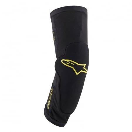 protectii genunchi alpinestars paragon plus black acid yellow m