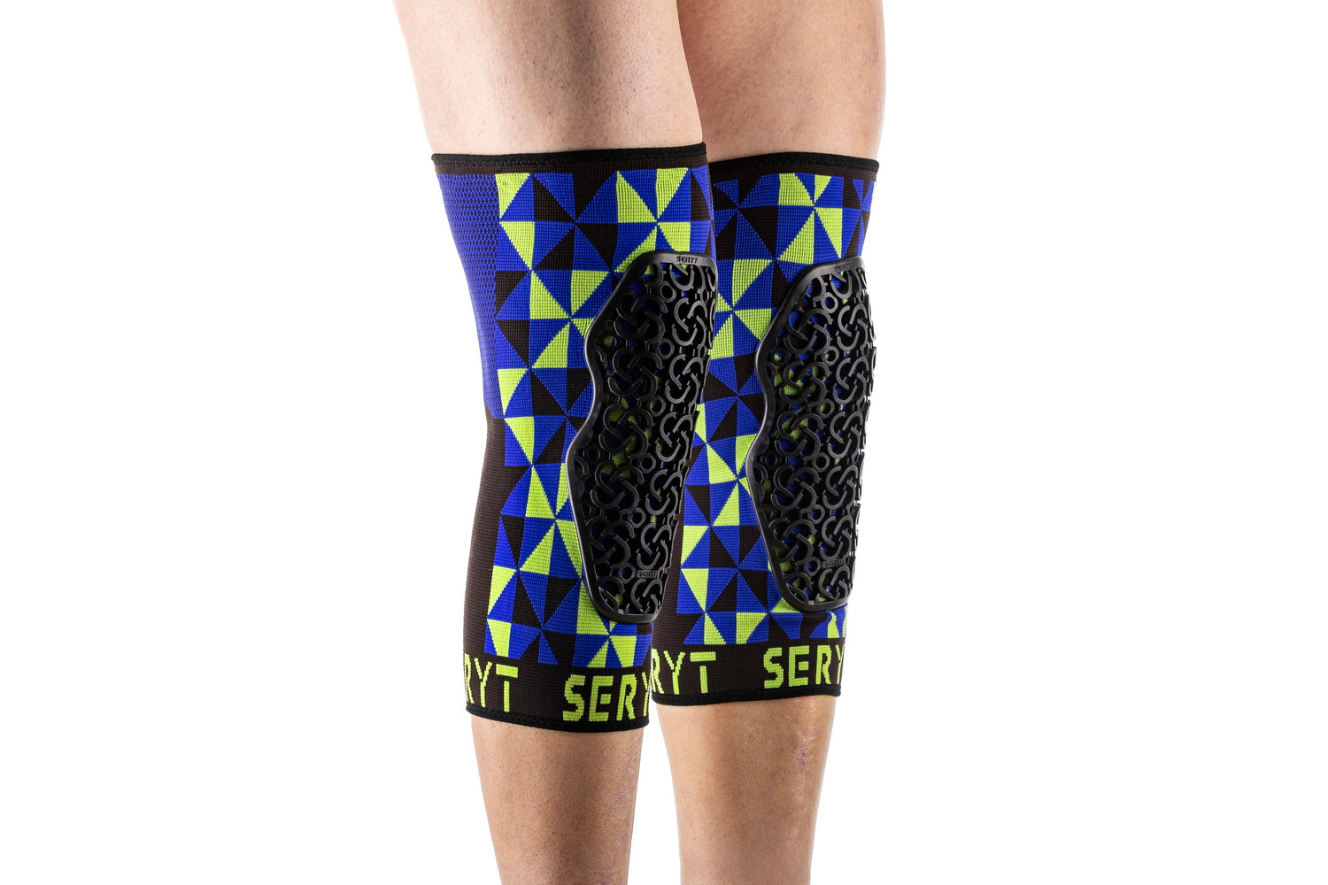 Protectii genunchi Seryt Arlecchino Blue Green M