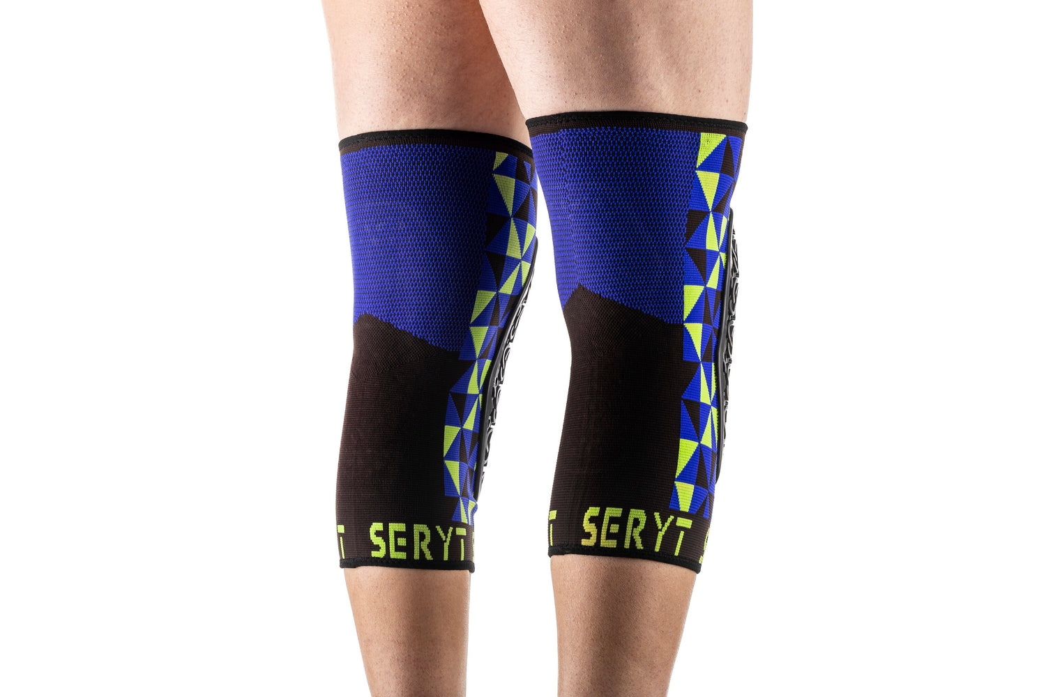 Protectii genunchi Seryt Arlecchino Blue Green S