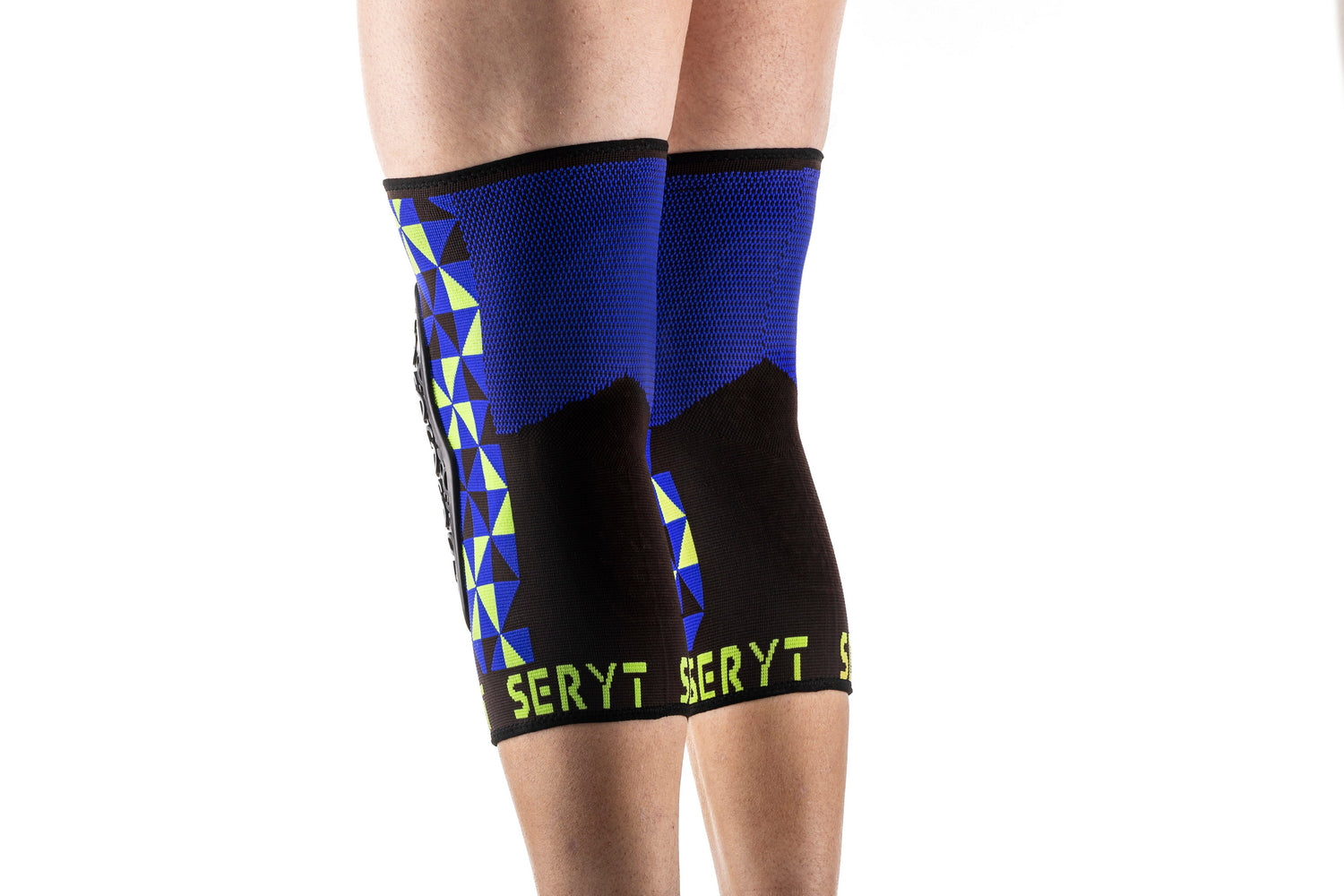 Protectii genunchi Seryt Arlecchino Blue Green S