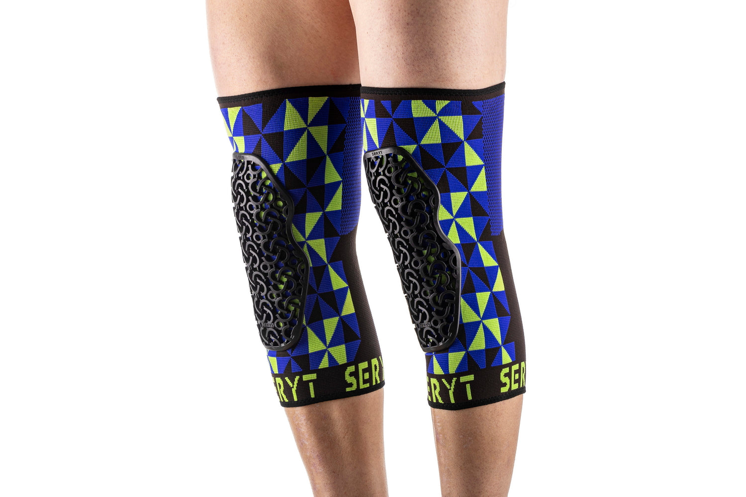 Protectii genunchi Seryt Arlecchino Blue Green S