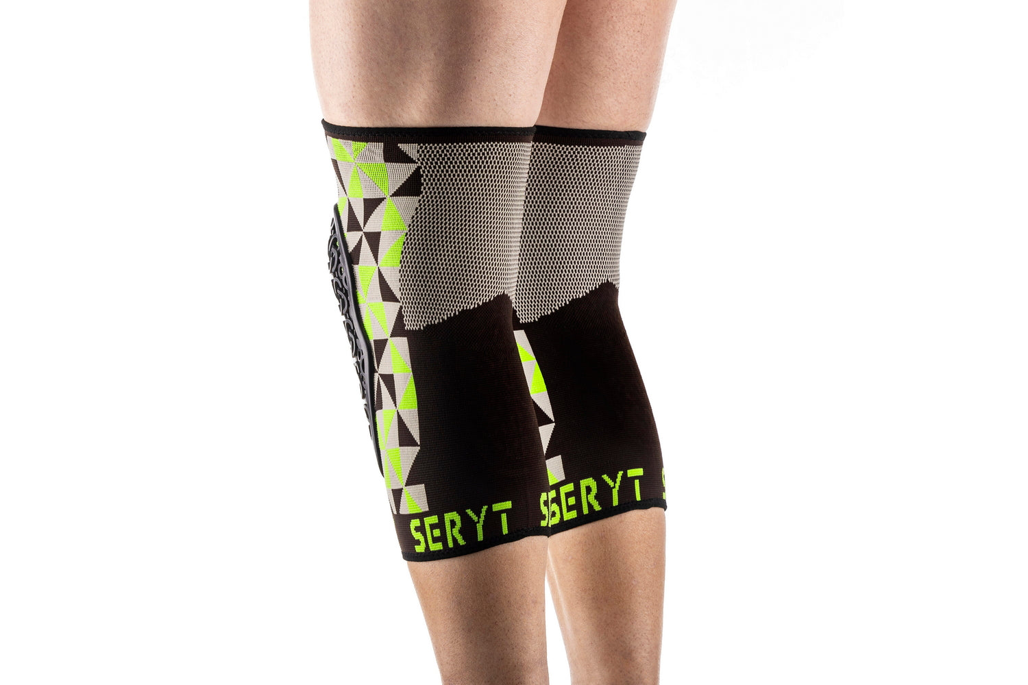 Protectii genunchi Seryt Arlecchino Grey Green L/XL